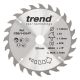 Trend Wood Cordless Circular Saw Blade - 140mm dia x 1.8 kerf x 20 bore 24T