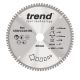 Trend Wood Mitre Saw Blade - 254mm dia x 3.0 kerf x 30 bore 80T
