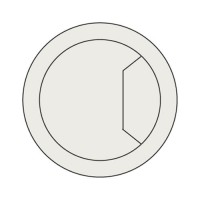 TREND CTI/80/PK1 CABLE TIDY INSERT 80MM L/GRY 3 OFF