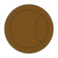 TREND CTI/80/PK2 CABLE TIDY INSERT 80 BROWN 3 OFF