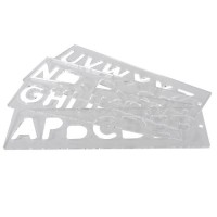 Trend TEMP/LUC/57 Template Set Uppercase Letters 57mm