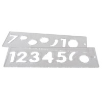 Trend TEMP/NUC/57 Template Set Numbers 57mm