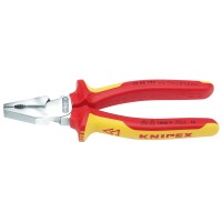 Knipex Fully Insulated High Leverage Combination Pliers 180mm - 02 06 180 SB