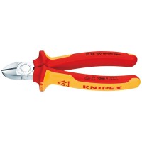 Knipex Fully Insulated Diagonal Side Cutter 160mm - 70 06 160 SBE