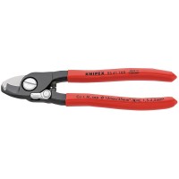 Knipex Cable Shear with Sprung Handles for Copper or Aluminium 165mm - 95 41 165 SB