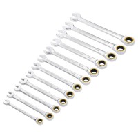 Draper Expert HI-TORQ Metric Ratchet Combination Spanner Set (12 Piece) - 03897