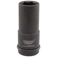 Draper Expert HI-TORQ 6 Point Deep Impact Socket, 3/4\" Square Drive - 23mm