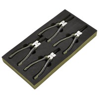 Draper Expert Circlip Pliers Set in EVA Foam Tray, 180mm (4 Piece) - 09930