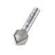 Trend 11/31X1/4TC Pro Chamfer V Groove Router Cutter 45 Deg x 12.7mm Dia x 1/4 Shank