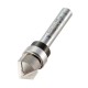 Trend 11/40X1/4TC Pro Guided V Groove Panel Mould Router Cutter 45 Degree x 1/4 Shank