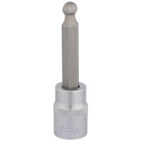 Draper Expert Ball End Hexagonal Socket Bit, 3/8\" Square Drive - 7mm