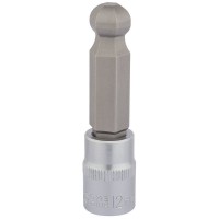 Draper Expert Ball End Hexagonal Socket Bit, 3/8\" Square Drive - 12mm