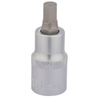 Draper Expert Hexagonal Socket Bit, 1/2\" Square Drive - 8mm