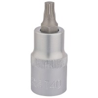 Draper Expert TX-STAR Torx Socket Bit, 1/2\" Square Drive T40 x 55mm
