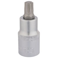 Draper Expert TX-STAR Torx Socket Bit, 1/2\" Square Drive T50 x 55mm
