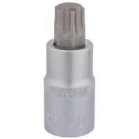 Draper Expert TX-STAR Torx Socket Bit, 1/2\" Square Drive T60 x 55mm