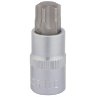Draper Expert TX-STAR Torx Socket Bit, 1/2\" Square Drive T70 x 55mm