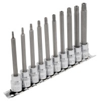 Draper Expert TX-STAR Torx Security Socket Bit Set, 3/8\" Square Drive (10 Piece) - 16333