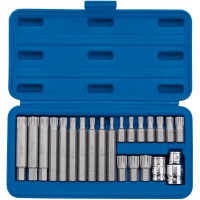Draper Expert Ribe 3/8, Socket and Bit Set, 1/2\" Square Drive (22 Piece) - 16347