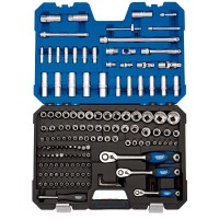 Draper Expert Metric Socket Set, 1/4\" 3/8\" 1/2\" Square Drive (149 Piece) - 16461