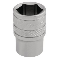 Draper Expert Socket, 1/4\" Square Drive - 12mm