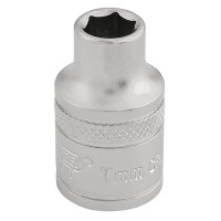 Draper Expert 6 Point Metric Socket, 3/8\" Square Drive - 7mm