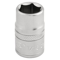 Draper Expert 6 Point Imperial Socket, 3/8\" Square Drive - 7/16\"