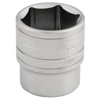 Draper Expert 6 Point Imperial Socket, 3/8\" Square Drive - 13/16\"