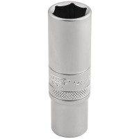 Draper Expert 6 Point Metric Deep Socket, 3/8\" Square Drive - 14mm