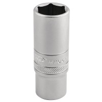 Draper Expert 6 Point Metric Deep Socket, 3/8\" Square Drive - 17mm