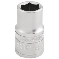 Draper Expert 6 Point Metric Socket, 1/2\" Square Drive - 13mm