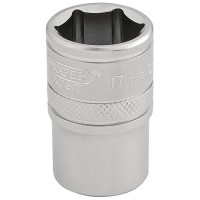 Draper Expert 6 Point Metric Socket, 1/2\" Square Drive - 17mm