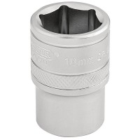 Draper Expert 6 Point Metric Socket, 1/2\" Square Drive - 18mm