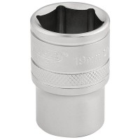 Draper Expert 6 Point Metric Socket, 1/2\" Square Drive - 19mm