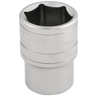 Draper Expert 6 Point Metric Socket, 1/2\" Square Drive - 20mm