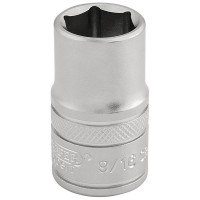 Draper Expert 6 Point Imperial Socket, 1/2\" Square Drive - 9/16\"