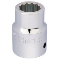 Draper Expert 12 Point Socket, 3/4\" Square Drive - 19mm