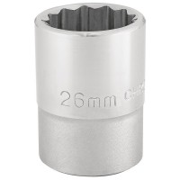 Draper Expert 12 Point Socket, 3/4\" Square Drive - 26mm