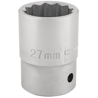 Draper Expert 12 Point Socket, 3/4\" Square Drive - 27mm