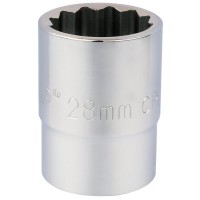 Draper Expert 12 Point Socket, 3/4\" Square Drive - 28mm