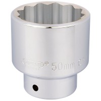 Draper Expert 12 Point Socket, 3/4\" Square Drive - 50mm