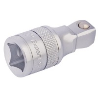 Draper Expert Satin Chrome Wobble Extension Bar, 1/2\" Square Drive 50mm - 16759