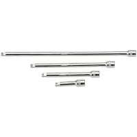 Draper Expert Wobble Extension Bar Set, 1/4\" Square Drive Micro Satin Chrome (4 Piece) - 16766
