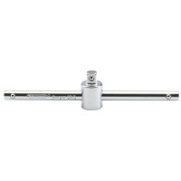 Draper Expert Satin Chrome Sliding T Bar, 1/4\" Square Drive - 16786