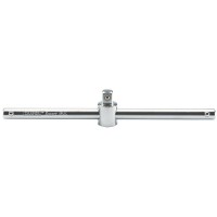 Draper Expert Satin Chrome Sliding T Bar, 1/2\" Square Drive - 16790