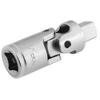 Draper Expert Satin Chrome Universal Joint, 1/2\" Square Drive - 16796
