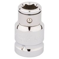 Draper Expert Screwdriver Bit Holding Socket, 1/2\" Square Drive x 10mm Hexagon