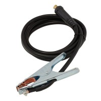 Draper Expert MMA Welding Earth Lead and Clamp with 35/50 Dinse-type Plug, 3m, 300A - 20931