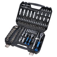 Draper HI-TORQ Metric Socket and Bit Set, 1/4\" 1/2\" Square Drive (110 Piece) - 24230