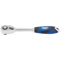 Draper Expert Soft Grip Reversible Ratchet, 3/8\" Square Drive 72 Tooth - 26503